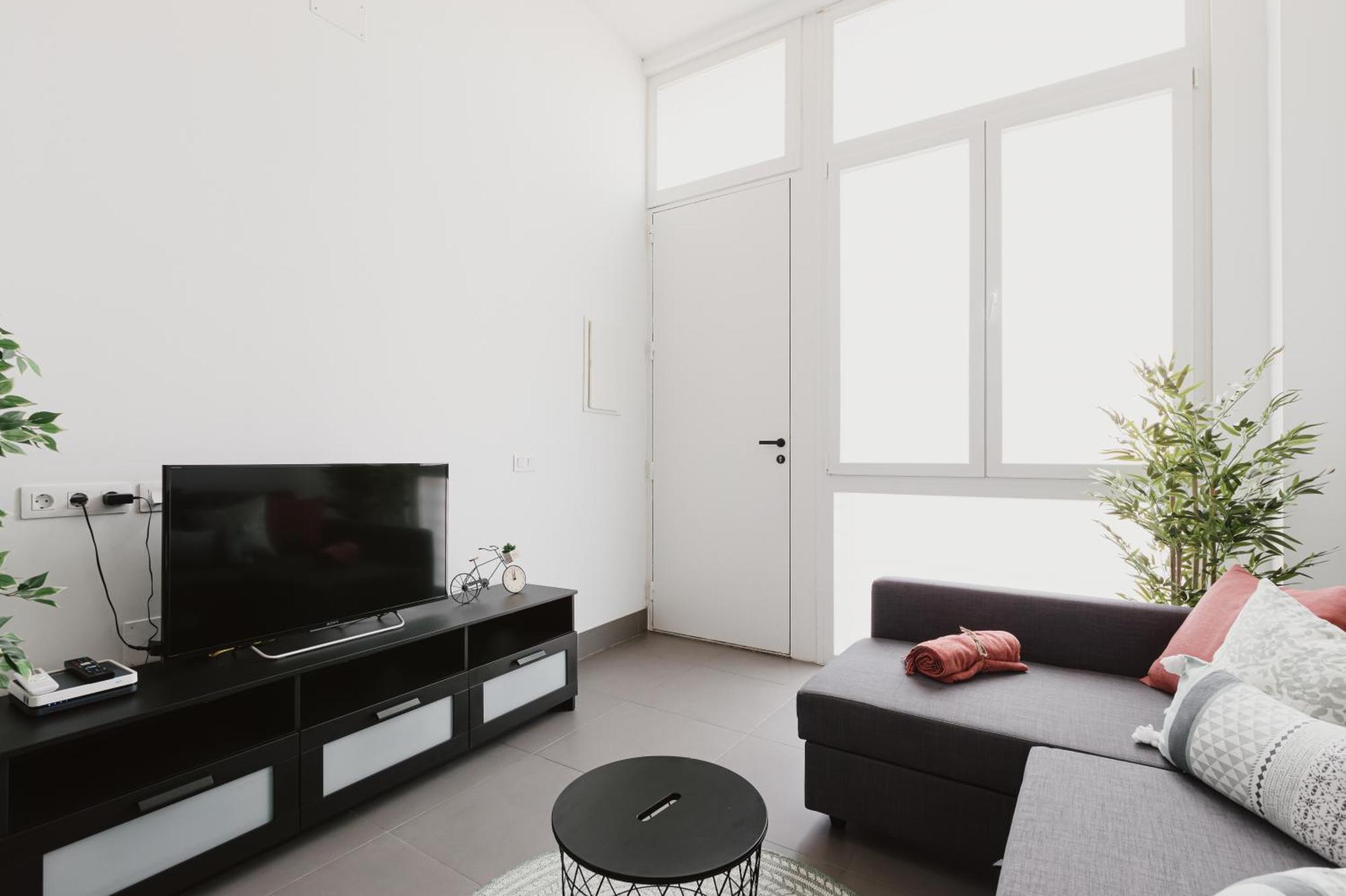 Quiet Terrace In Triana Close To The River